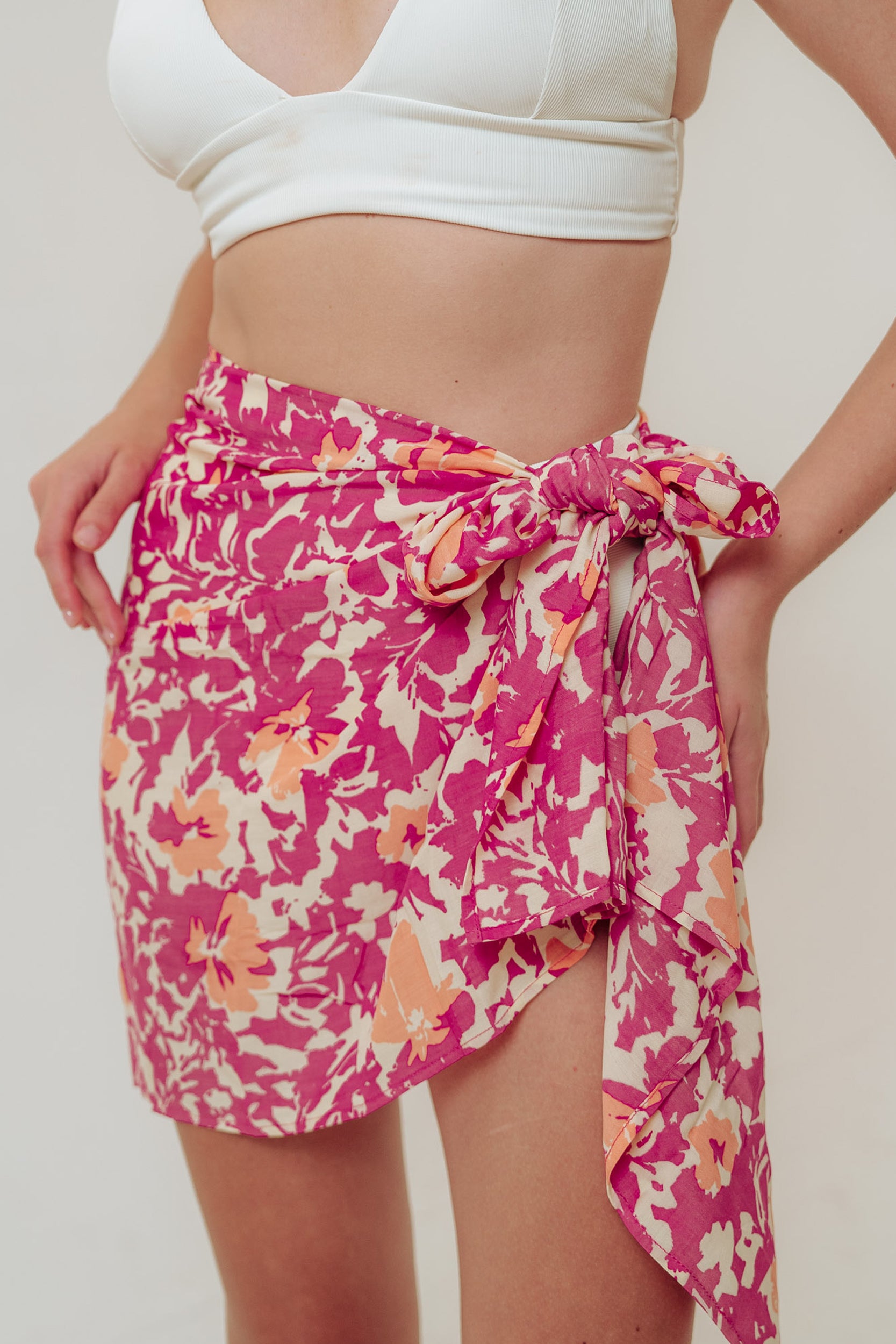 Floral Short Pareo