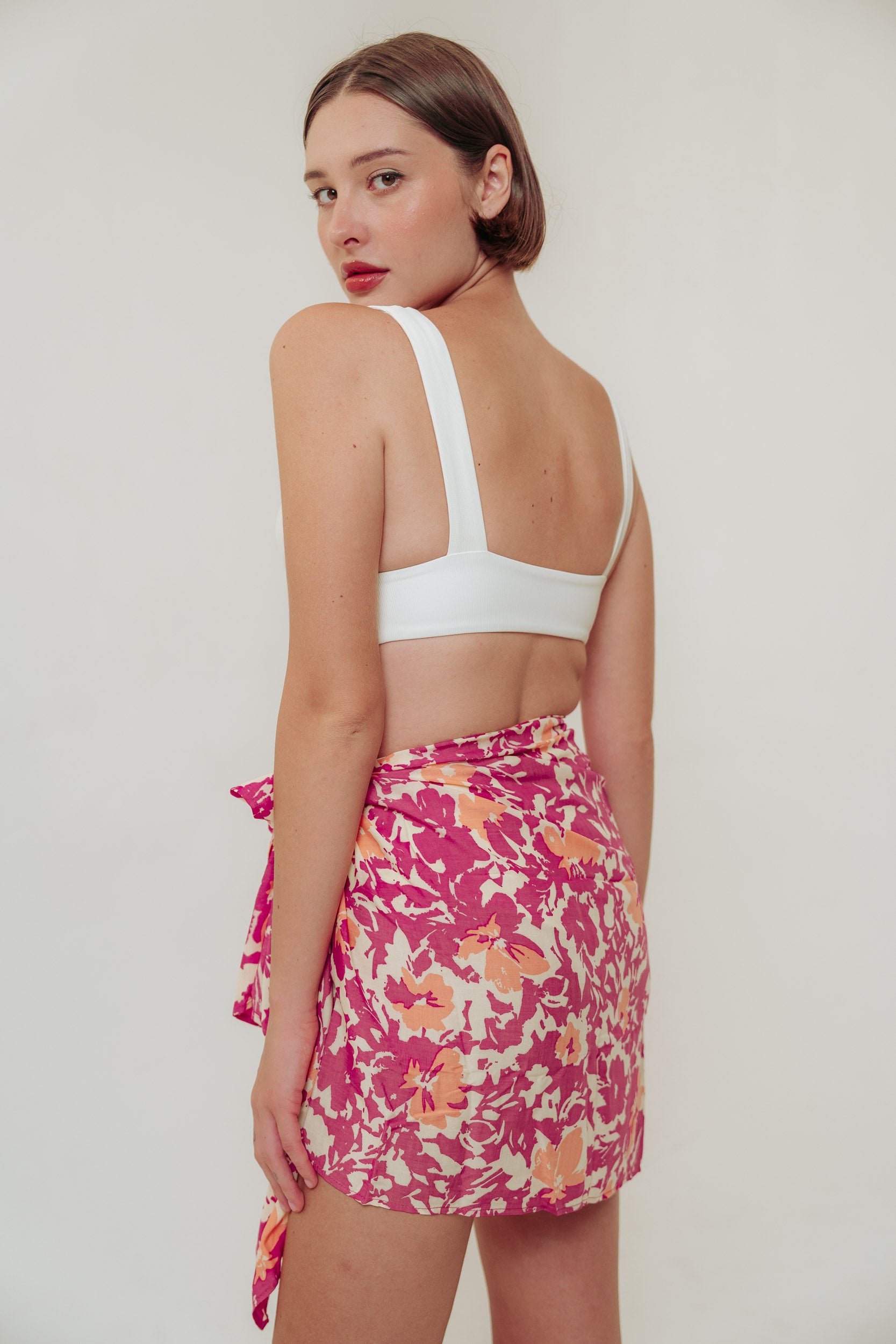 Floral Short Pareo