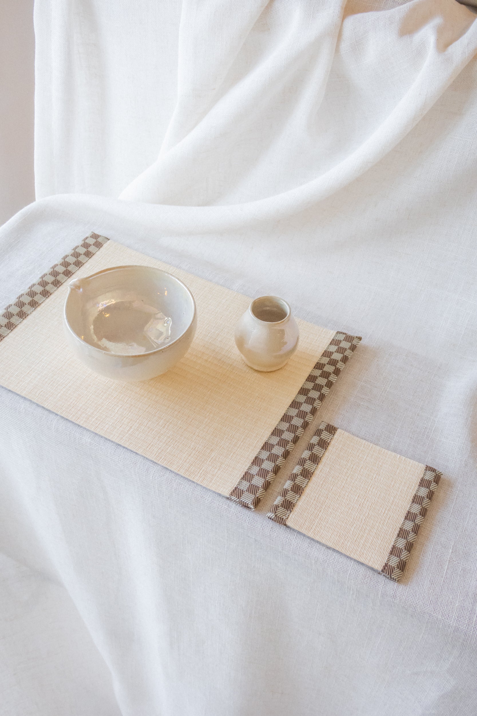 //Rollable Tatami//  Matcha x Tatami Ceremonial set