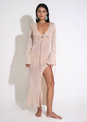 GOLD NEFELI MAXI DRESS